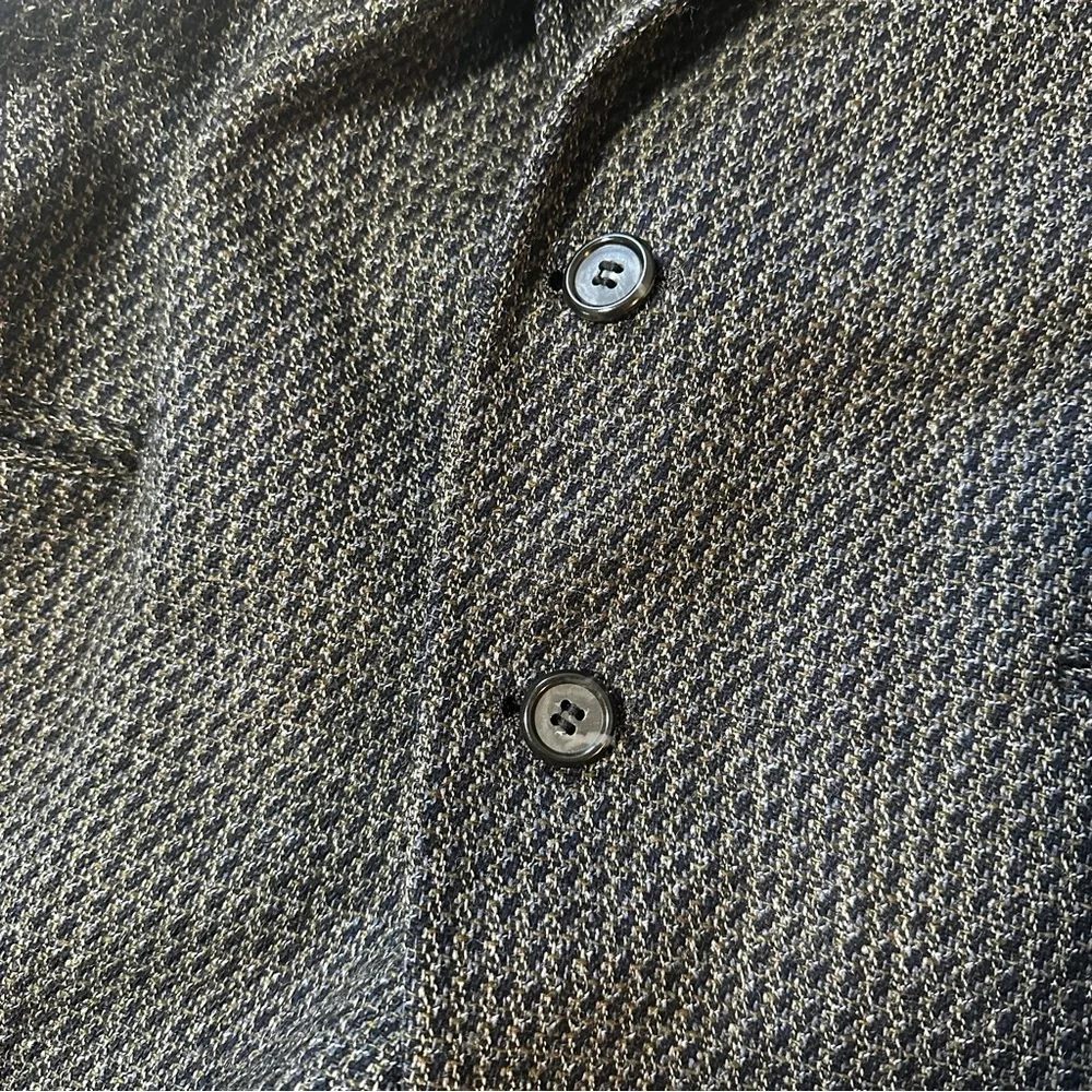 Perry Ellis Portfolio Gray Wool Blend Sport Coat Jacket Men’s Size 42S Office
